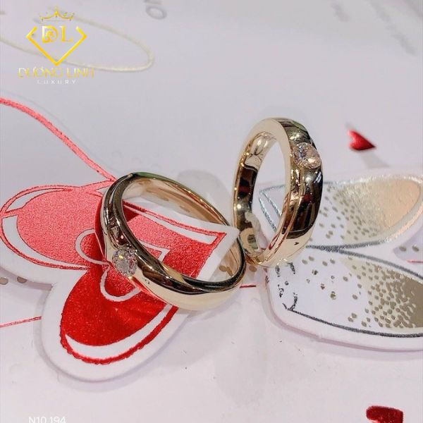 Nhẫn Cưới Cặp Kim Cương – N10.194